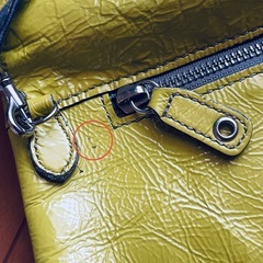 エナメル（シワ加工） バッグ（3WAY）の画像