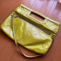 エナメル（シワ加工） バッグ（3WAY）の画像