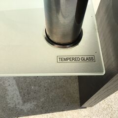 413 ガラステーブル コーヒーテーブル 幅約88cm 強化ガラス天板 収納 おしゃれ リビングテーブルの画像