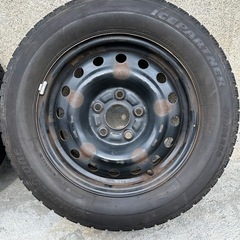 【RG1・RG2 ステップワゴン スタッドレスタイヤ付き  195/65R15 BRIDGESTONE ICEPARTNER  純正ホイール 4本セット 】＊製造年古いので履きつぶし用にでもの画像