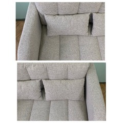 【ペット無、喫煙無しになります！】2人がけ座面タイプソファ　　の画像