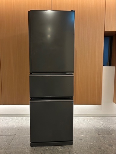 11/20朝　3ドア冷蔵庫　三菱ノンフロン冷凍冷蔵庫 MR-CX27F-H 2021年製