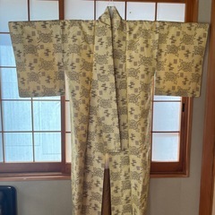紬　2点セット　片方しつけ付きの画像