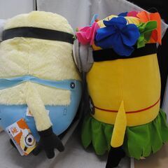 [1719] ミニオン　ぬいぐるみ　2個セット　赤いほっぺボブ　怪盗グループの画像