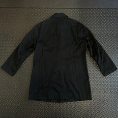無印良品 ステンカラーコートLサイズ ブラック ビジネスの画像
