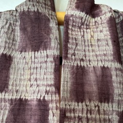 紬　小紋　着物　3点セットの画像