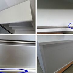 キッチンカウンター・広々な幅140cm キッチン収納 札幌市限定配送OR札幌市白石区/店頭お引き取り歓迎/倉庫保管の画像