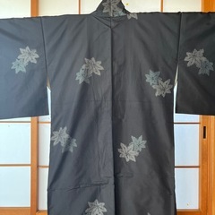 紬　小紋　着物　3点セットの画像