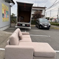 ニトリ NITORI 布張り3Pカウチソファ NポケットA1N ロータイプの画像