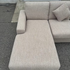 ニトリ NITORI 布張り3Pカウチソファ NポケットA1N ロータイプの画像