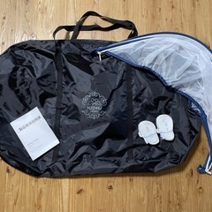 【美品】
HZDMJベビーベッド添い寝折りたたみハイローベッドブルー03C-Cの画像