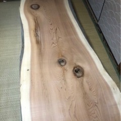 大特価 無垢 一枚板 長さ209cm ダイニングテーブル等に♪ 近場お届け可能です。の画像
