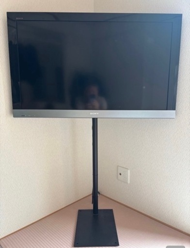 ネットスティック・
TVスタンド・SONY BRAVIA　40インチテレビ・ 小型冷蔵庫セット