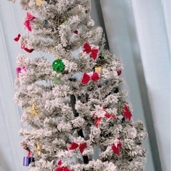 150㎝！ワンタッチ✴︎ツリー🌲飾り付き✨の画像