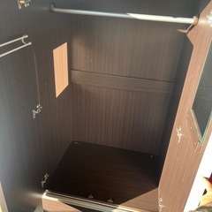 NITORI ニトリ ワードローブ WK-2 80 WR ブラウンの画像