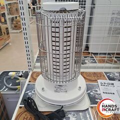 ✨ヒロ　中古　HDL-4249　レトロ調電気ストーブ　700w　説明書有　1ヶ月保証　ホワイト✨うるま市田場✨の画像