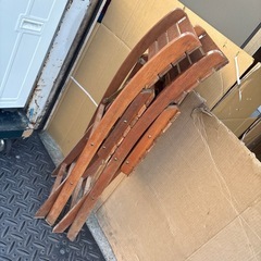 折りたたみイスの画像