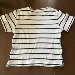 COMME CA ISM  ボーダー半袖Tシャツ　100cmの画像