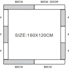 大坂熊 ベビーサークル ベビーフェンスの画像