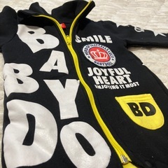 ベビードール　ロンパース　80サイズ　裏起毛の画像