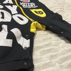 ベビードール　ロンパース　80サイズ　裏起毛の画像