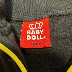 ベビードール　ロンパース　80サイズ　裏起毛の画像