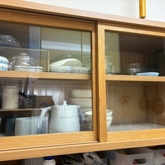 無印カップボード・食器棚の画像