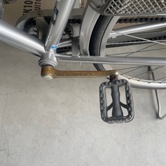 自転車　二重ロック付きの画像