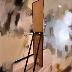 【無料】姿見　スタンドミラー　鏡 の画像
