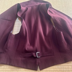 赤いベスト(バー利用)の画像