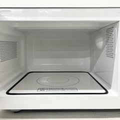 M【中古品】MAXZEN 電子レンジ フラット 18L レンジ JM18BGZ01WH 2022年製 50Hz専用 単機能電子レンジ キッチン家電の画像