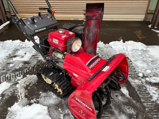 極上美品！　ホンダHSS970n(JX) クロスオーガ　格安輸送可！　除雪機　下取可①