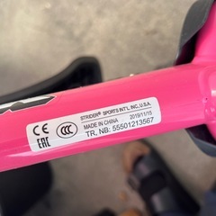 ストライダー スポーツモデル (STRIDER Sport) 12インチ 本体 ピンク 
の画像