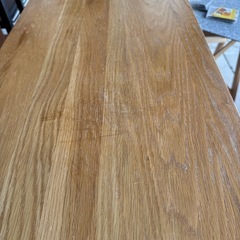 無印良品　ベンチテーブル　キズありの画像