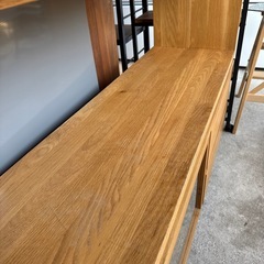 無印良品　ベンチテーブル　キズありの画像