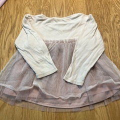 apres les cours フラワー装飾 長袖Tシャツ　90の画像