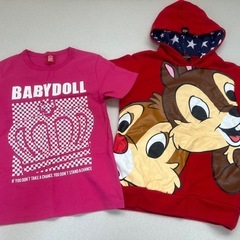 【取引中】140cm BABYDOLL、GAP、Disney5点まとめ売りの画像
