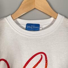 Disney ディズニー その他 半袖Tシャツ コットン ホワイト レディース S【古着】【中古】の画像