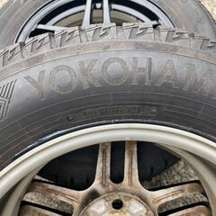 スタッドレス プリウス 等 195/65R15 東北6県無料配送対応‼️爆安‼️最終値下げ‼️⑦超超超バリ溝❗ 国産ヨコハマ アイスガード❗ アルミ付き 国産 タイヤ !!　スタットレス　スタッドレス　雪 冬 ゆき PCD100 pcd100の画像