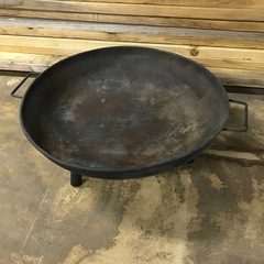 【成約済/ありがとうございます】大型！68cmの丸型ファイヤーピット(焚き火台)の画像