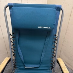 東W#466 サウスフィールド アウトドアチェア  SOUTH FIELD リクライニングチェア キャンプ おくがい屋外の画像