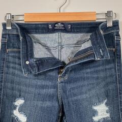 Hollister ホリスター デニムパンツ コットン ブルー レディース【古着】【中古】の画像