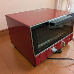 オーブントースター　タイガー　2017年製　レッドの画像