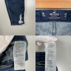Hollister ホリスター デニムパンツ コットン ブルー レディース【古着】【中古】の画像