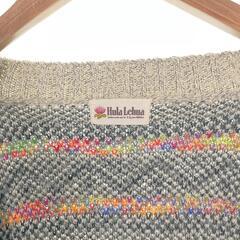 Hurrahhua フラレフア カーディガン アクリル グレー レディース【古着】【中古】の画像