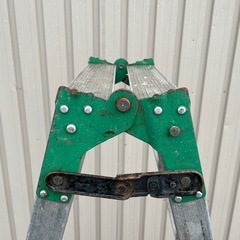 梯子兼用脚立 6尺 アルミ 緑色🟩の画像