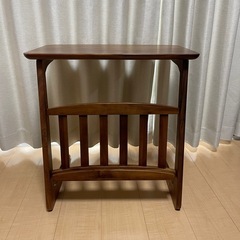 サイドテーブル　家具の大丸　天然木の画像