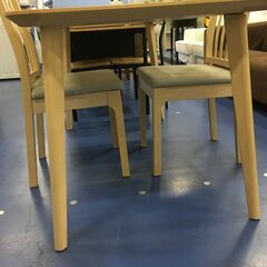 ★リユースのサカイ横浜南店★YM1616 IKEA ダイニングセット ナチュラル W140×D78×H75 クリーニング済みの画像