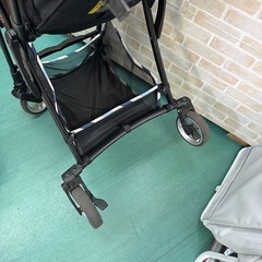 ピジョン　ベビーカー　B型　ビングル　ネイビー　軽量　コンパクトの画像