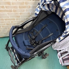 ピジョン　ベビーカー　B型　ビングル　ネイビー　軽量　コンパクトの画像